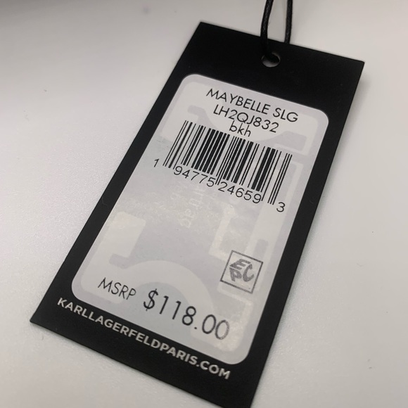 Karl Lagerfeld Paris Maybelle SLG Zip Brown Wallet - Picture 14 of 17